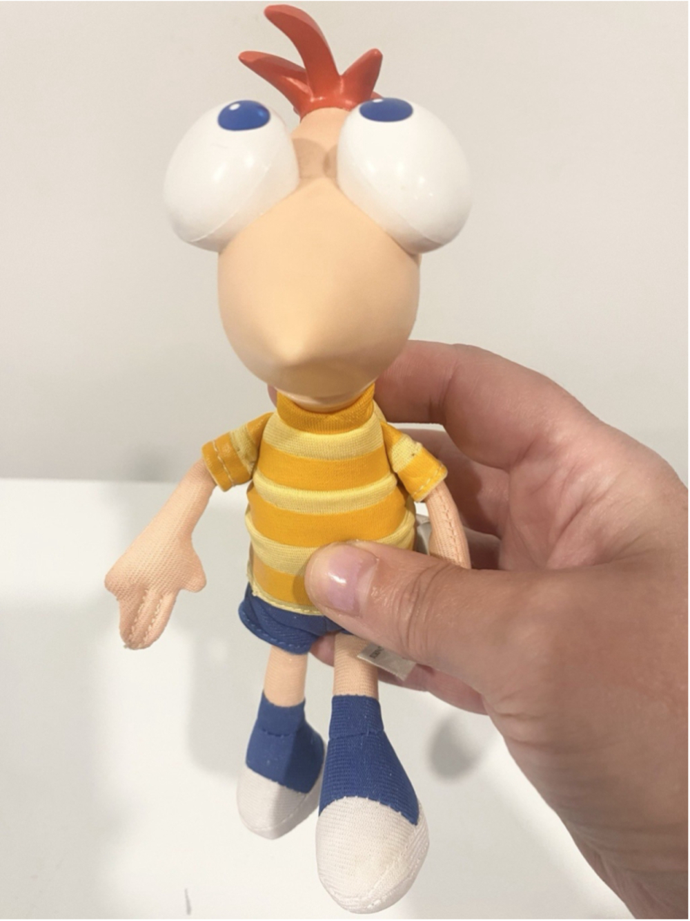 Disney Phineas & Ferb Phineas Gabble Heads Plush Doll 8” JAKKS No Sound
